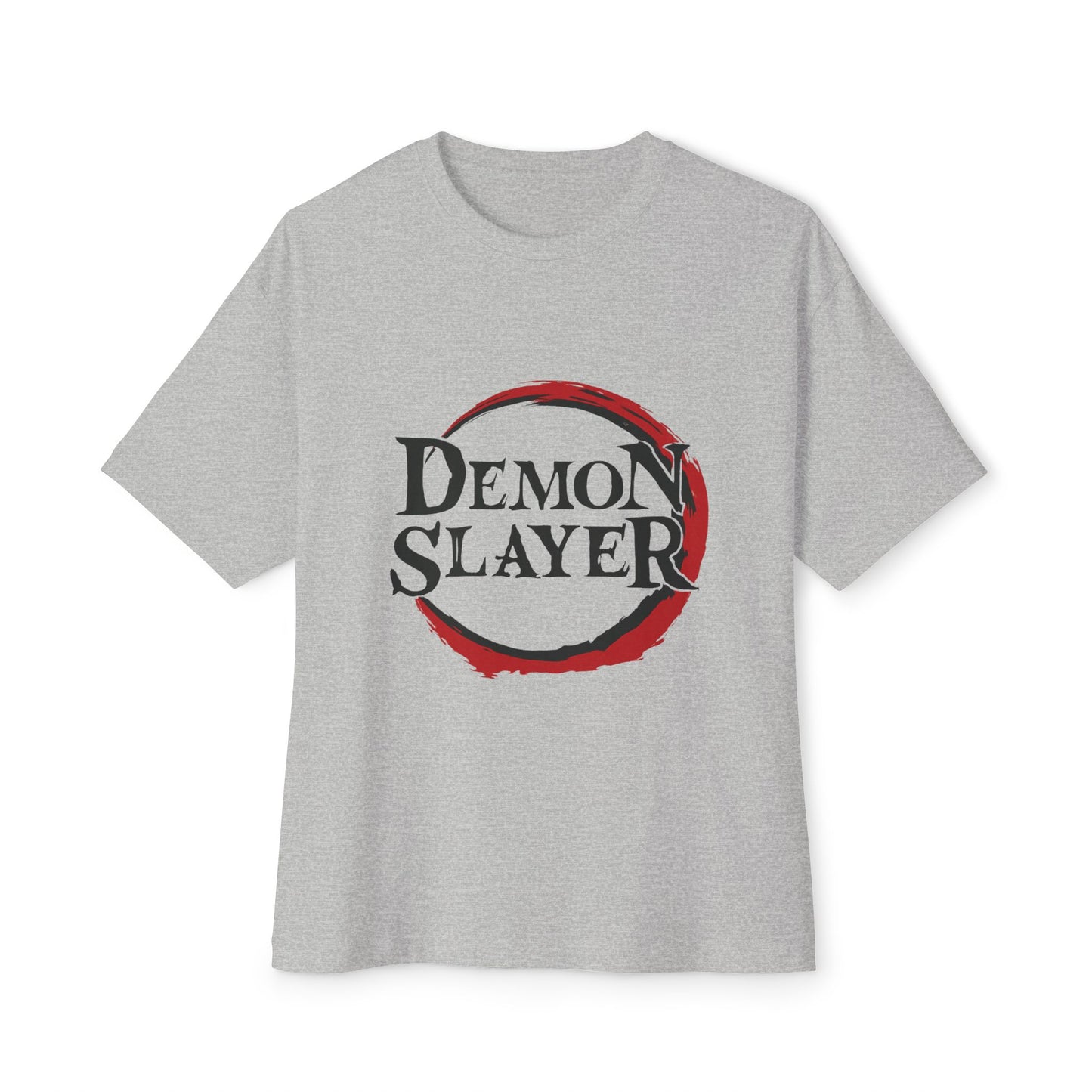 Demon Slayer Unisex Oversized Boxy Tee, Anime Shirt, Gift for Fans, Comfortable Casual Wear, Best for Conventions, Summer Style