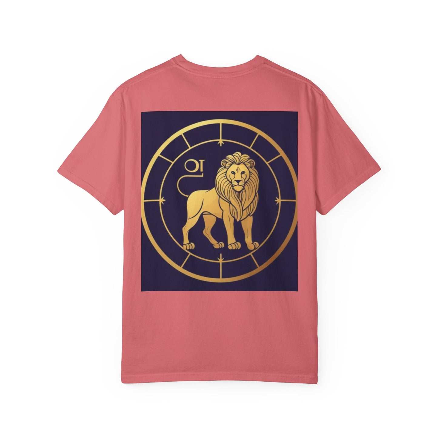 Leo Zodiac T-Shirt, Astrology Tee, Unisex Garment-Dyed Shirt, Birthday Gift for Leo, Celestial Fashion