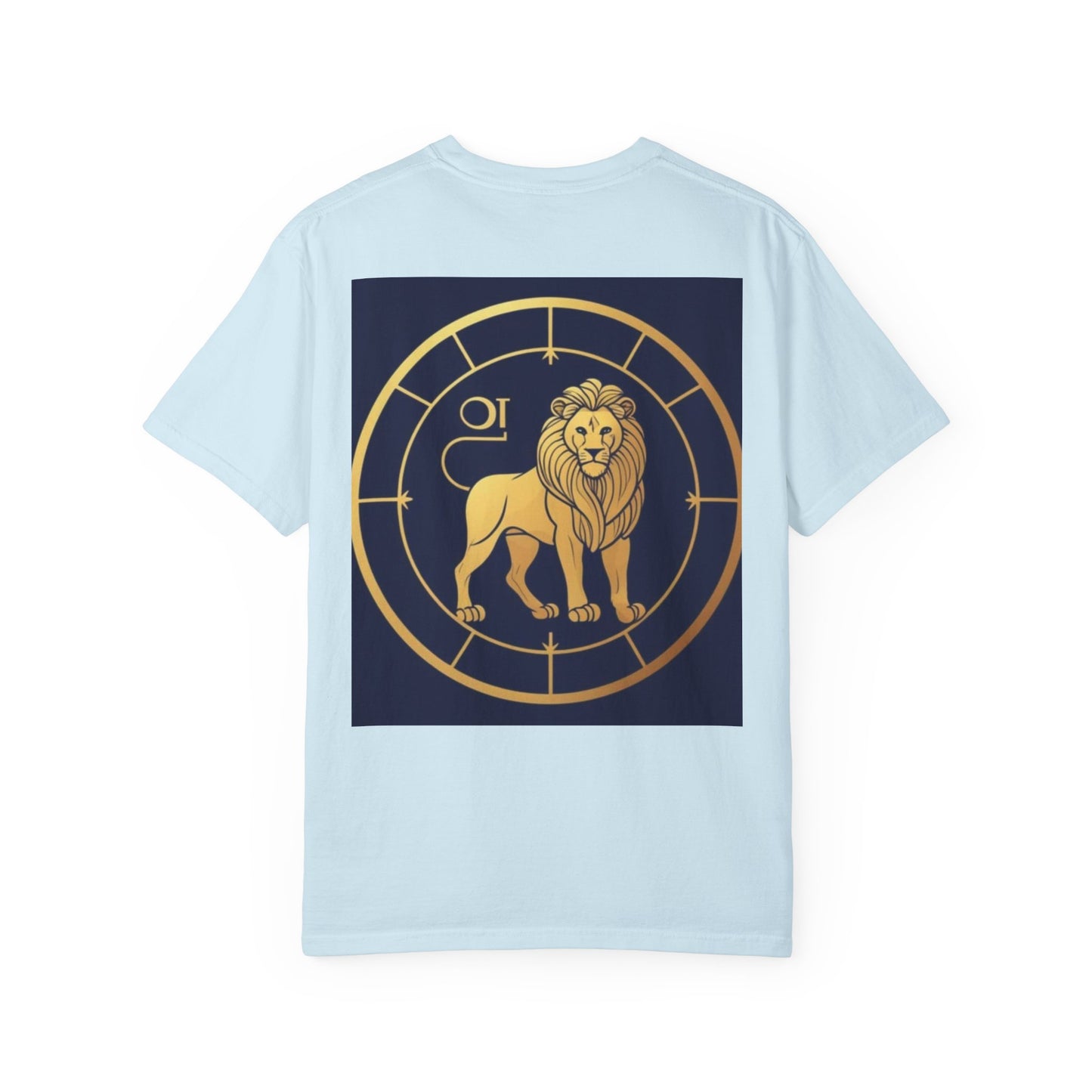 Leo Zodiac T-Shirt, Astrology Tee, Unisex Garment-Dyed Shirt, Birthday Gift for Leo, Celestial Fashion