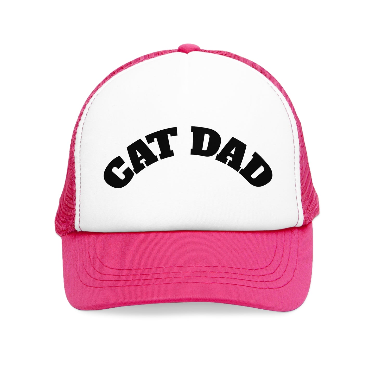 Cat Dad Mesh Cap - Perfect Gift for Pet Lovers, Father's Day, Casual Wear, Fun Trucker Hat, Cat Parent Apparel, Gift for Cat Owners