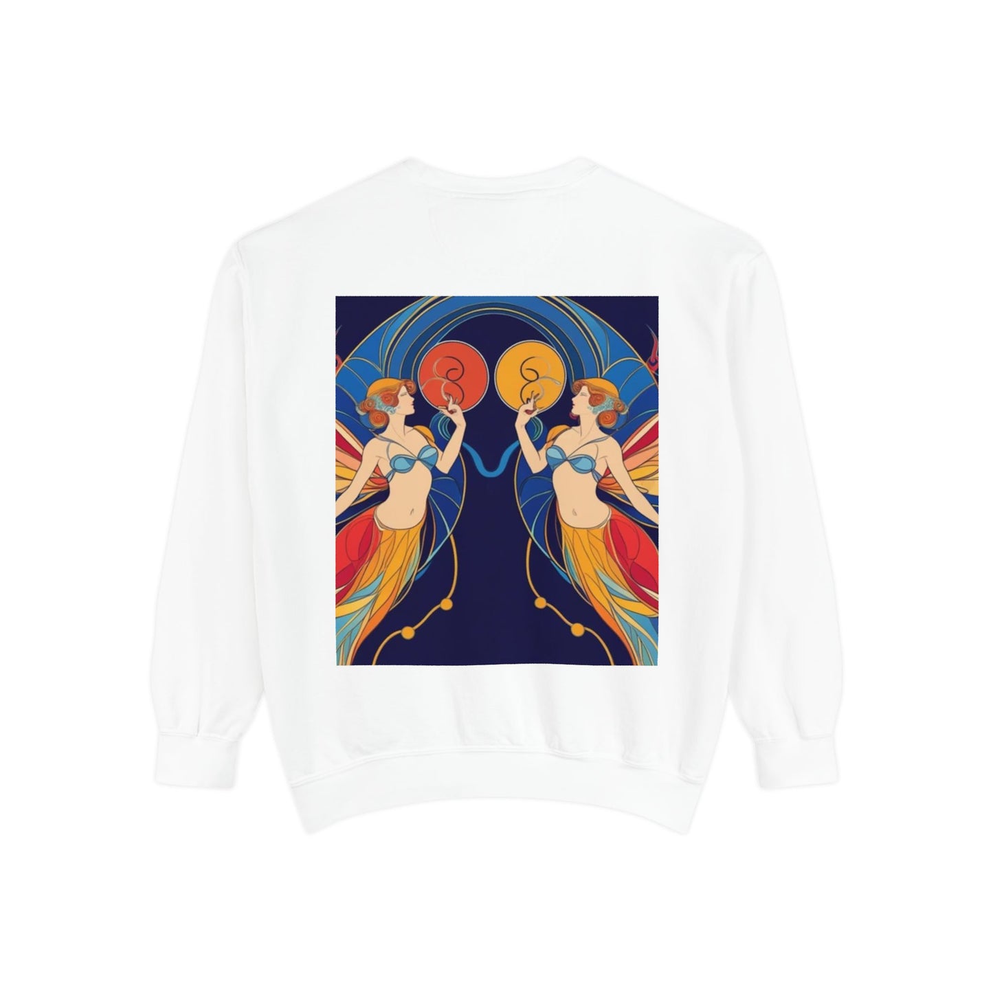 Gemini Astrological sign Unisex Garment-Dyed Sweatshirt