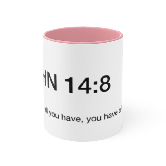 Faith-Inspired Accent Mugs, Inspirational Coffee Cups, Gift for Religious Friends, Bible Verse Mugs, Motivational Drinkware