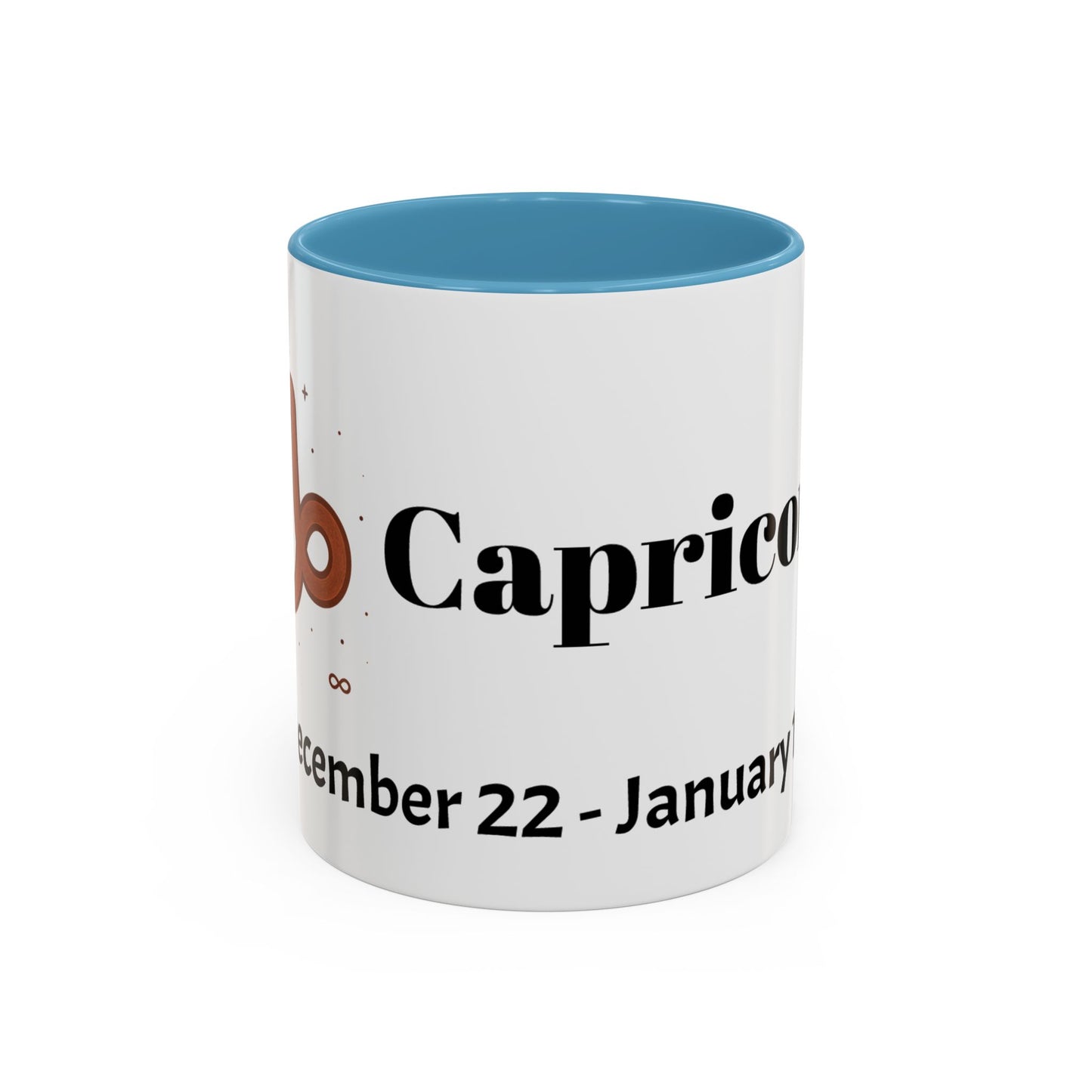 Capricorn Zodiac sign Accent Coffee Mug, Zodiac Gift, Astrology Mug, Horoscope Decor, Perfect for Birthdays & Holidays