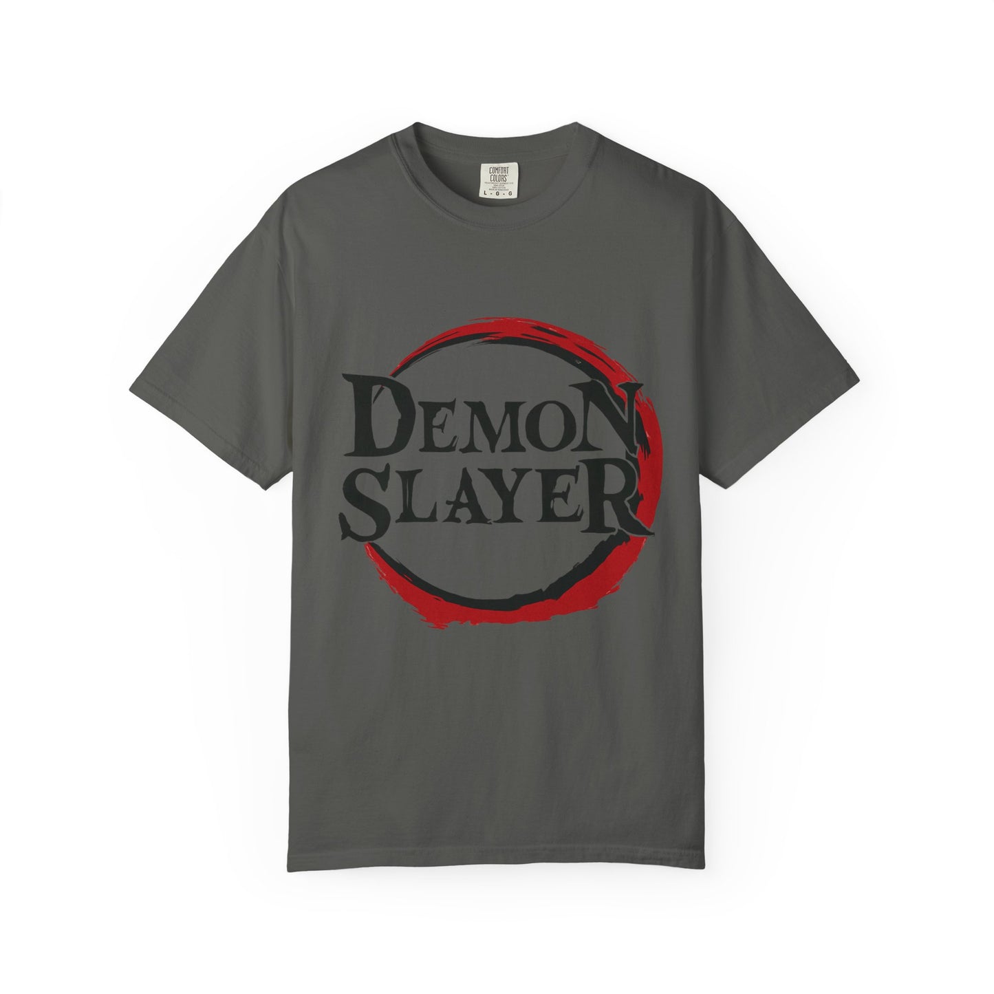 Demon Slayer Unisex Garment-Dyed T-Shirt, Anime Apparel, Gift for Fans, Casual Wear, Trendy Graphic Tee