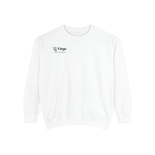 Virgo Astrological sign Unisex Garment-Dyed Sweatshirt