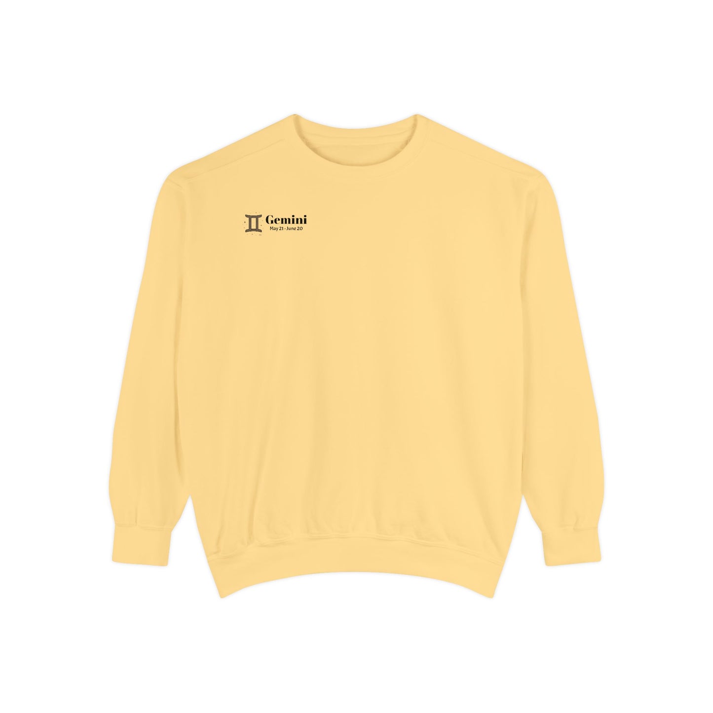 Gemini Astrological sign Unisex Garment-Dyed Sweatshirt