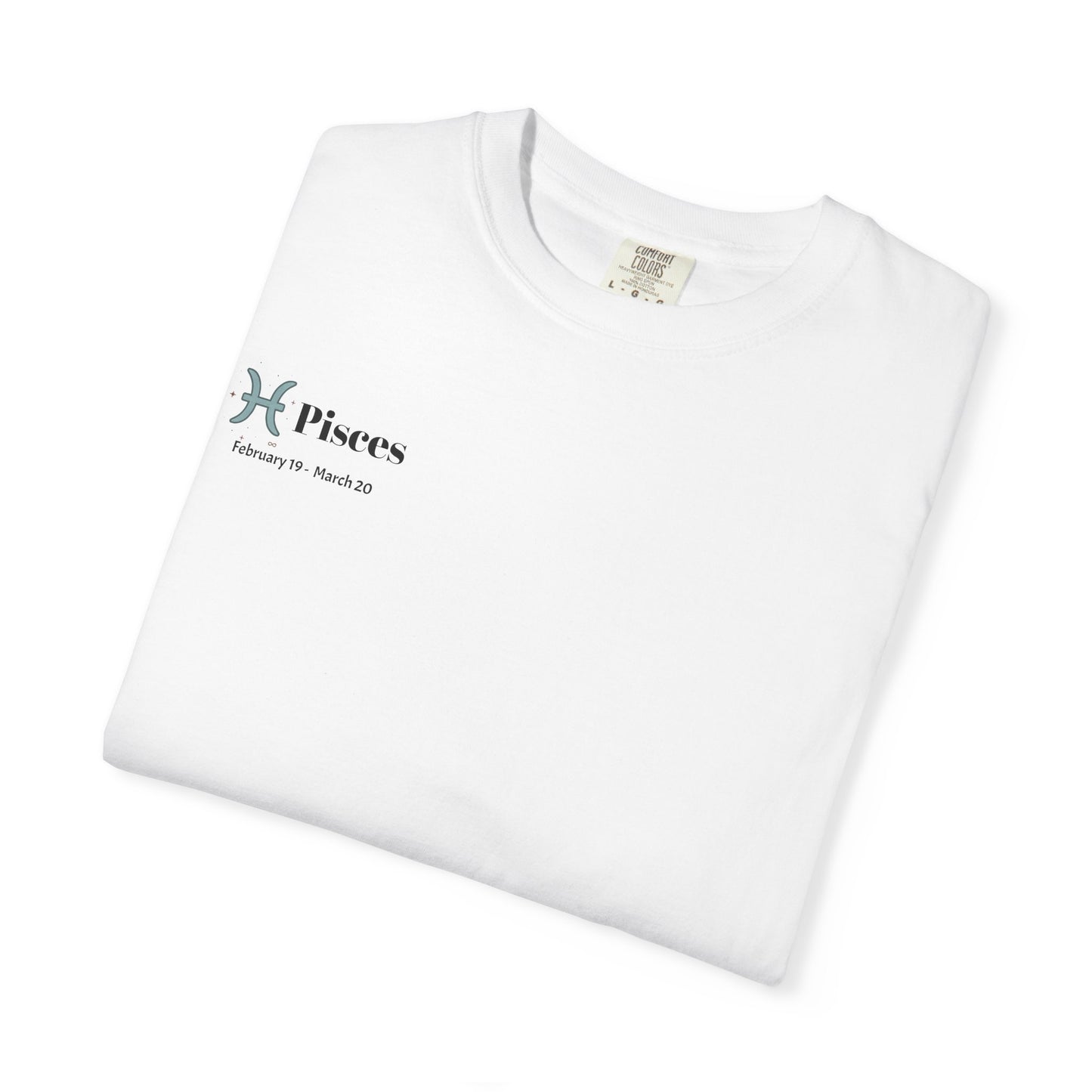 Pisces Zodiac sign Unisex Tee - Perfect Gift for Ocean Lovers, Birthday Gift, Beachwear, Chill Vibes, Nature Enthusiast