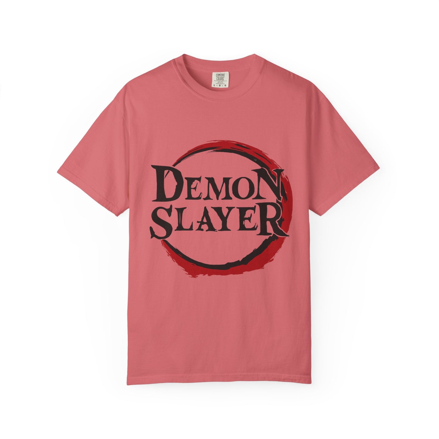 Demon Slayer Unisex Garment-Dyed T-Shirt, Anime Apparel, Gift for Fans, Casual Wear, Trendy Graphic Tee