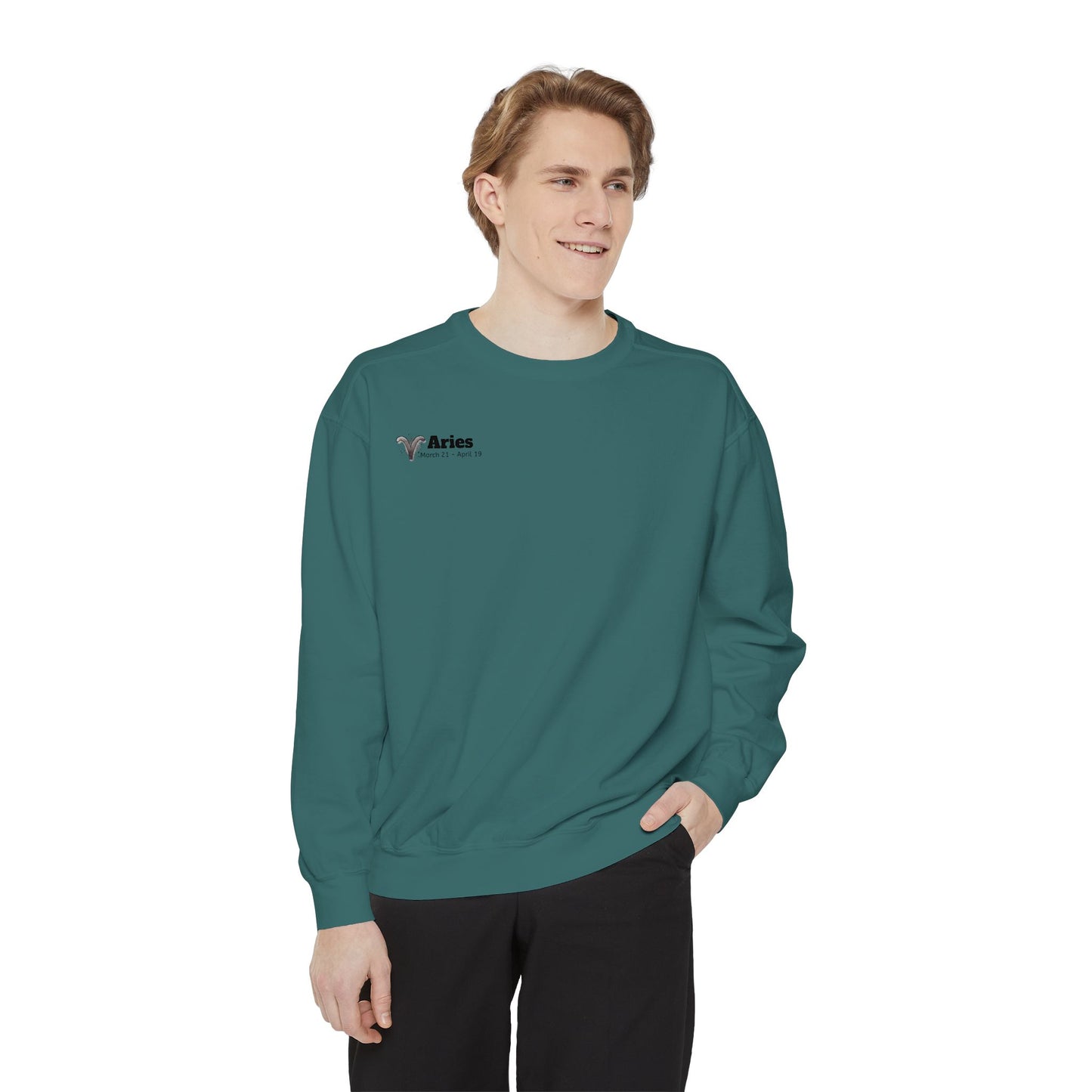 Aries Flame Sweatshirt, Unisex Graphic Sweatshirt, Zodiac Apparel, Astrology Gift, Cozy Casual Wear, Aries Astrology Merchandise