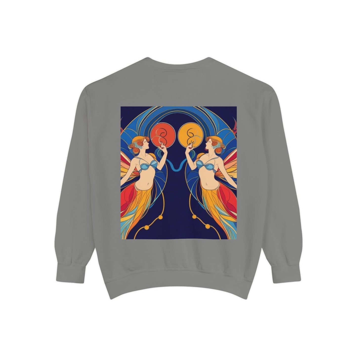 Gemini Astrological sign Unisex Garment-Dyed Sweatshirt