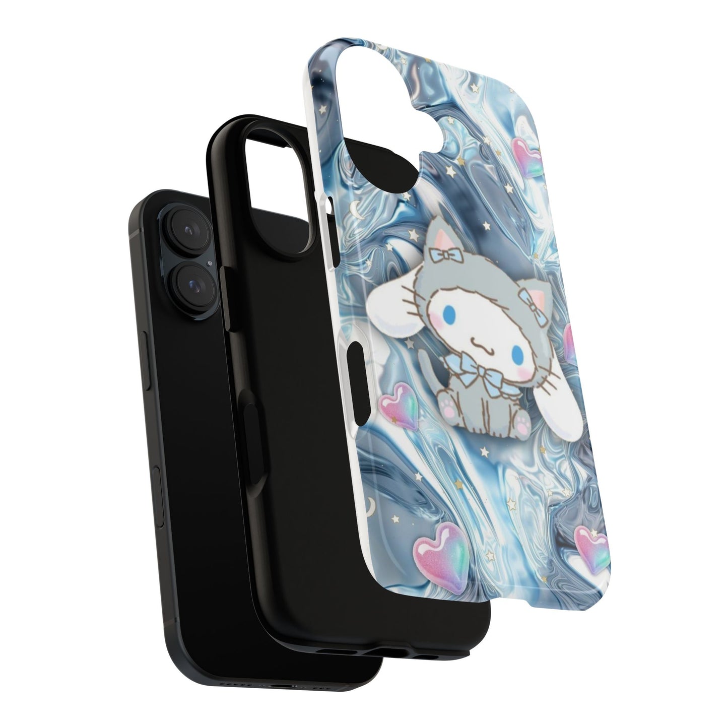 Cute Cat-Themed Phone Case, Kitty Phone Cover, Kawaii Accessory, Gift for Cat Lovers, Fun Decorative Case