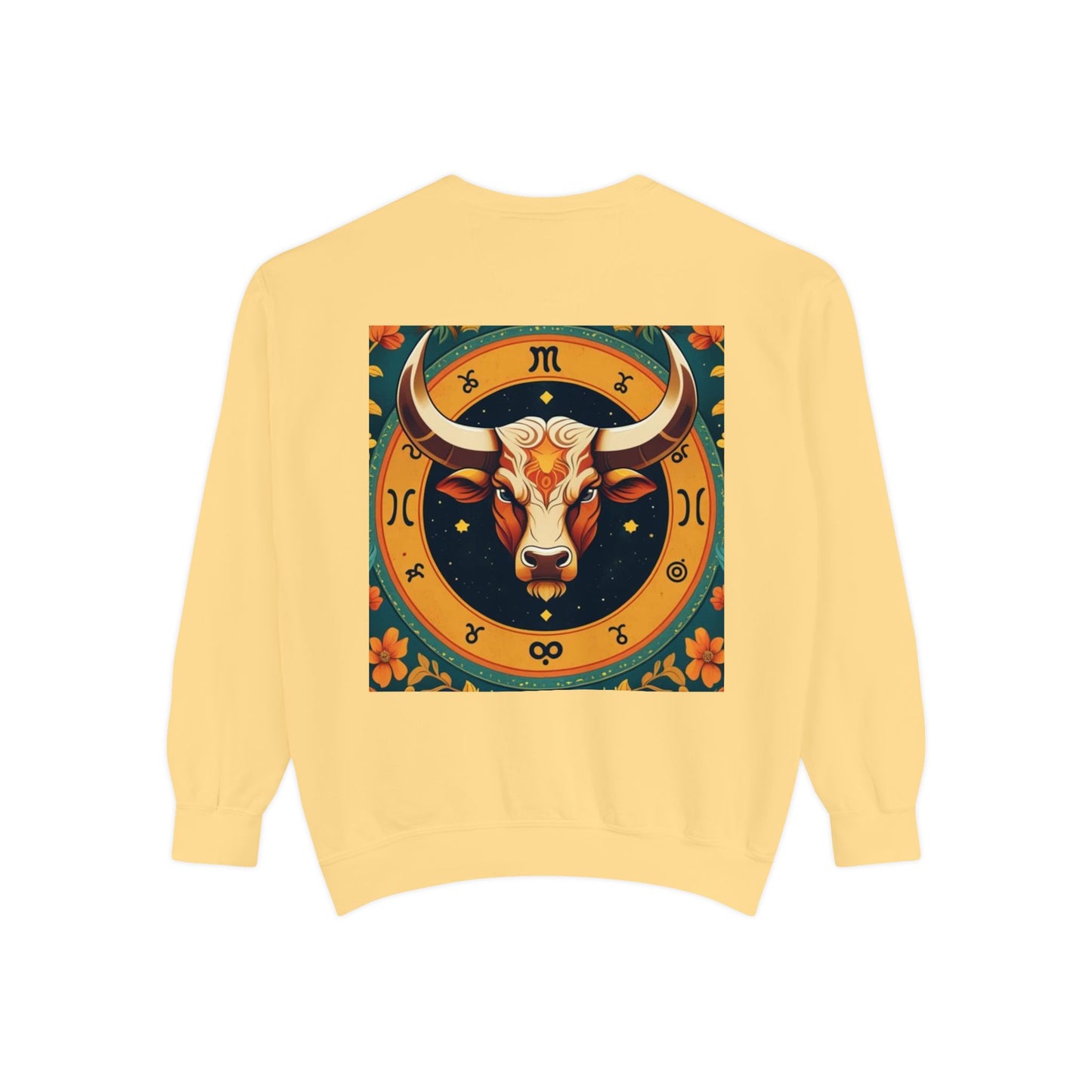 Taurus Astrological sign Unisex Garment-Dyed Sweatshirt