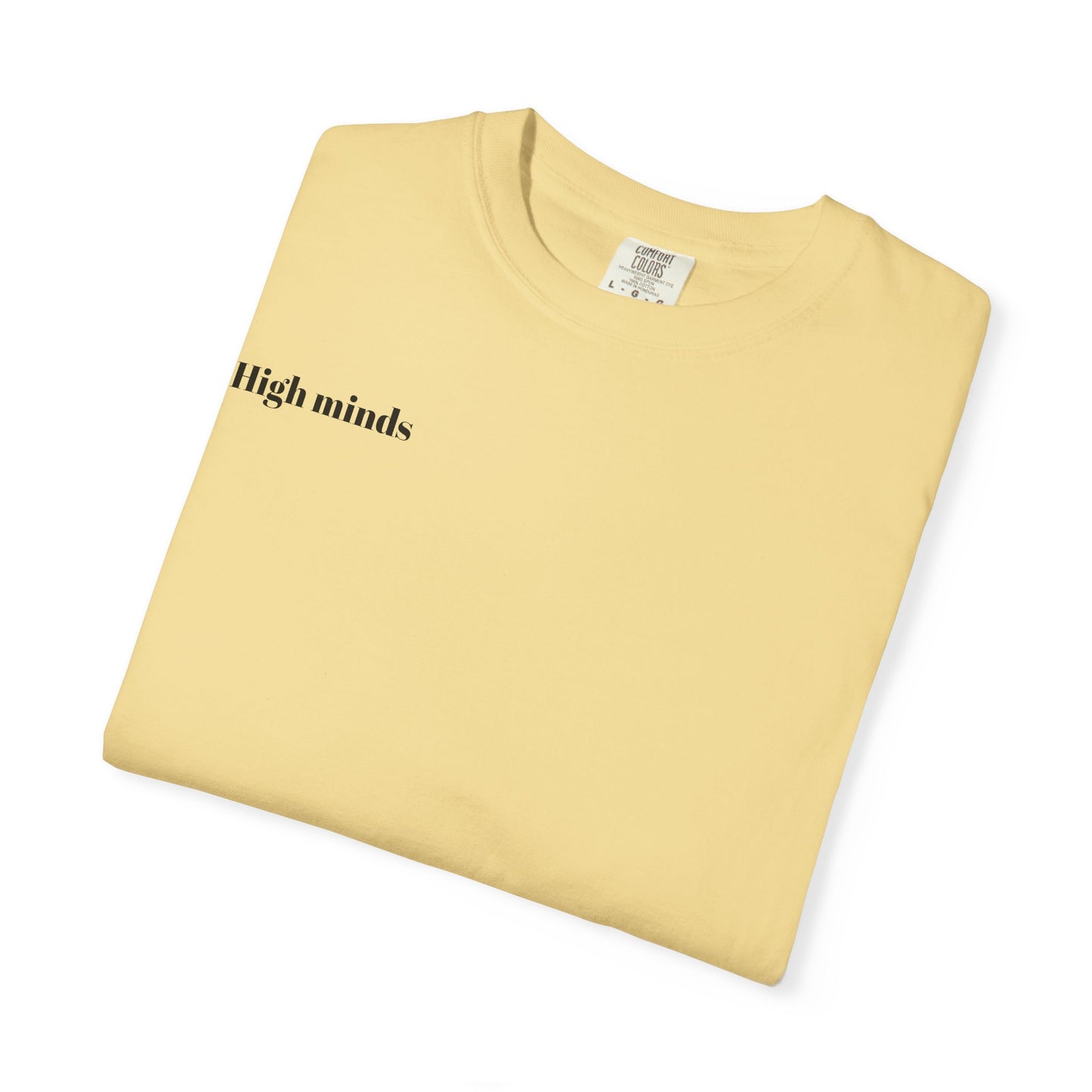 Unisex High Minds Deep Vibes T-shirt, Graphic Tee, Casual Wear, Gift for Friends, Festival Shirt, Relaxed Style