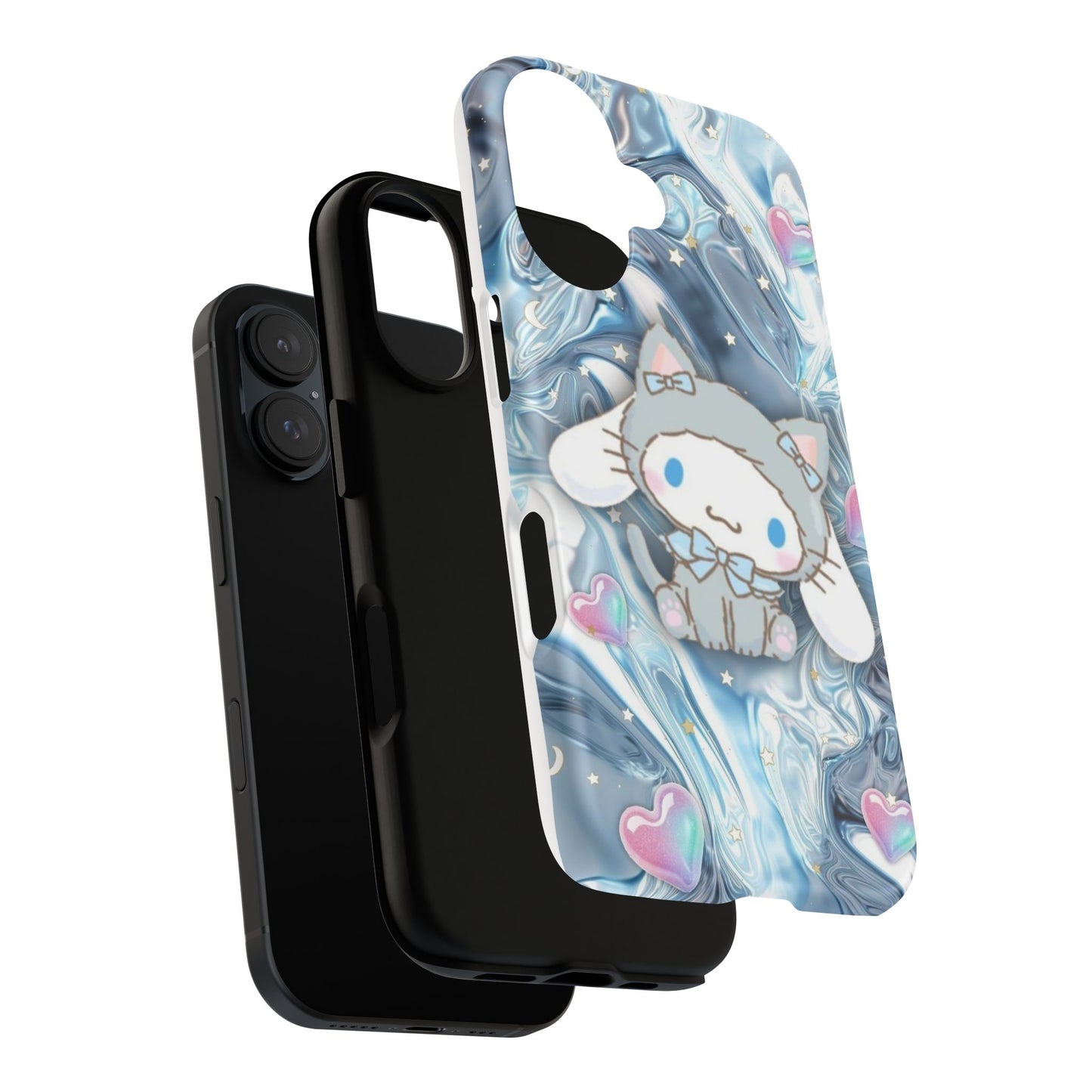 Cute Cat-Themed Phone Case, Kitty Phone Cover, Kawaii Accessory, Gift for Cat Lovers, Fun Decorative Case